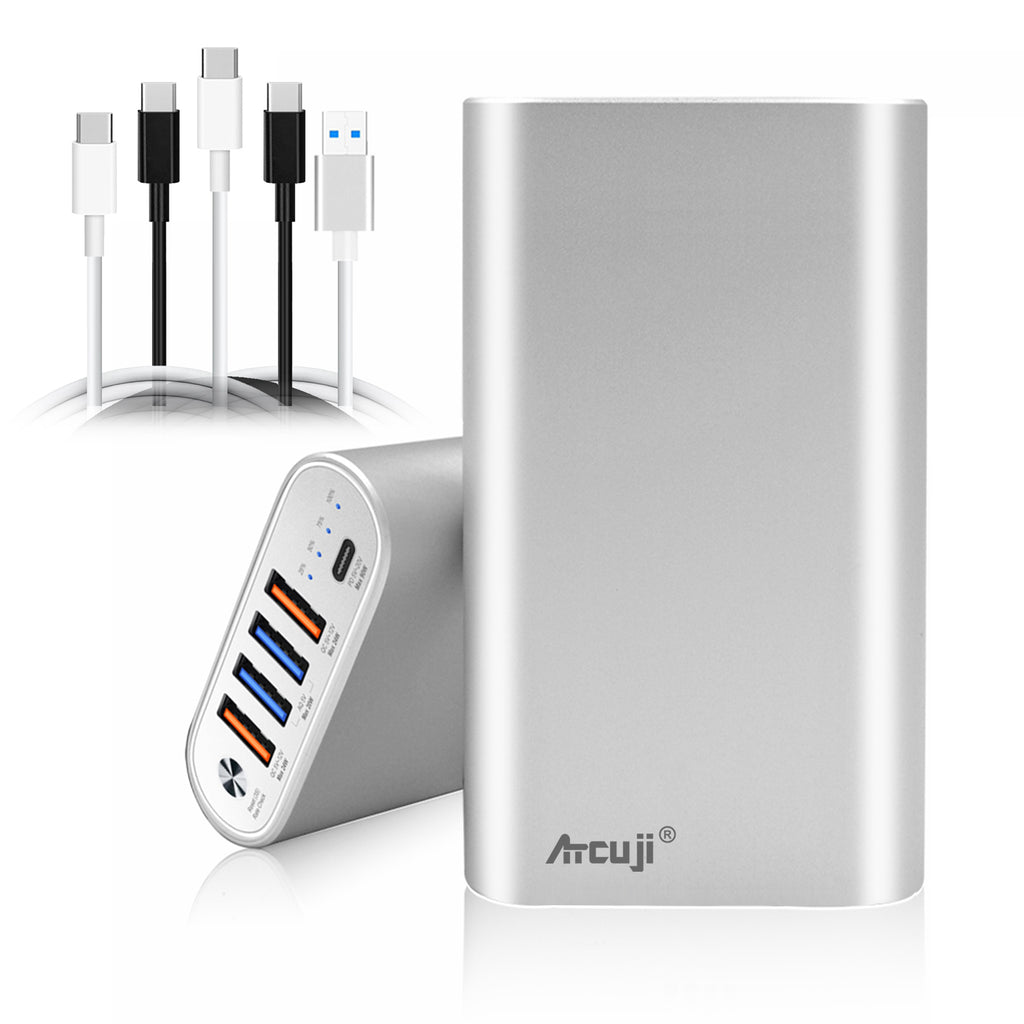 AT26PD 26800mAh USB-C Power Bank 150W Power Delivery for Apple MacBook Pro Air USB C External Battery Microsoft Surface Pro Laptop Portable Charger HP Dell Razer Lenovo Asus laptop tablet (TSA Approved)