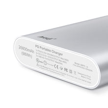 Load image into Gallery viewer, AT26PD 26800mAh USB-C Power Bank 150W Power Delivery for Apple MacBook Pro Air USB C External Battery Microsoft Surface Pro Laptop Portable Charger HP Dell Razer Lenovo Asus laptop tablet (TSA Approved)