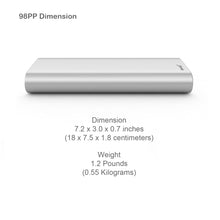 Load image into Gallery viewer, AT26PD 26800mAh USB-C Power Bank 150W Power Delivery for Apple MacBook Pro Air USB C External Battery Microsoft Surface Pro Laptop Portable Charger HP Dell Razer Lenovo Asus laptop tablet (TSA Approved)