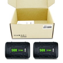 Load image into Gallery viewer, BA1400T 56V 3.0Ah Battery Replacement for EGO 56V Battery 3.0Ah BA1400 BA1400T 2.5Ah BA1400T BA2240 BA1120 Compatible with EGO 56V Lithium-Ion Battery