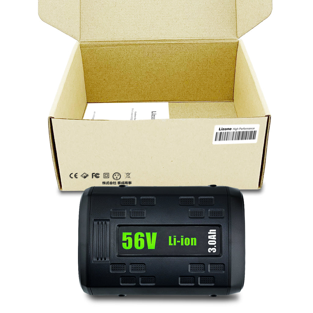 BA1400T 56V 3.0Ah Battery Replacement for EGO 56V Battery 3.0Ah BA1400 BA1400T 2.5Ah BA1400T BA2240 BA1120 Compatible with EGO 56V Lithium-Ion Battery