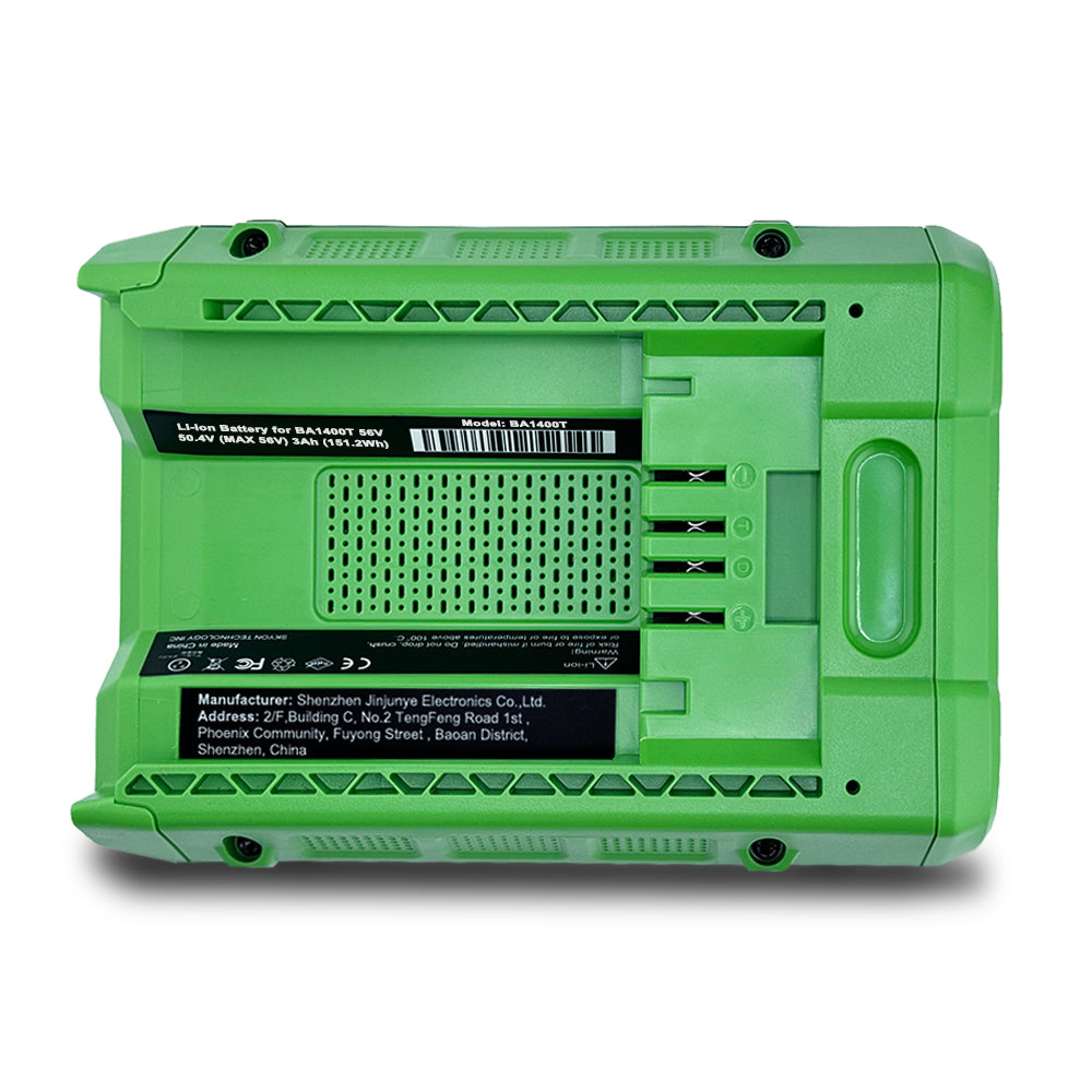 BA1400T 56V 3.0Ah Battery Replacement for EGO 56V Battery 3.0Ah BA1400 BA1400T 2.5Ah BA1400T BA2240 BA1120 Compatible with EGO 56V Lithium-Ion Battery