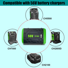 Load image into Gallery viewer, BA1400T 56V 3.0Ah Battery Replacement for EGO 56V Battery 3.0Ah BA1400 BA1400T 2.5Ah BA1400T BA2240 BA1120 Compatible with EGO 56V Lithium-Ion Battery