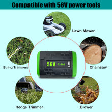 Load image into Gallery viewer, BA1400T 56V 3.0Ah Battery Replacement for EGO 56V Battery 3.0Ah BA1400 BA1400T 2.5Ah BA1400T BA2240 BA1120 Compatible with EGO 56V Lithium-Ion Battery