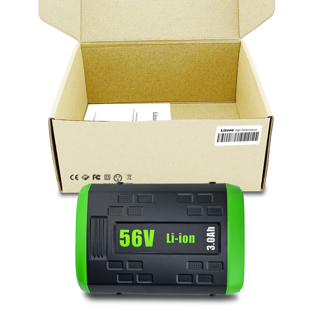 BA1400T 56V 3.0Ah Battery Replacement for EGO 56V Battery 3.0Ah BA1400 BA1400T 2.5Ah BA1400T BA2240 BA1120 Compatible with EGO 56V Lithium-Ion Battery