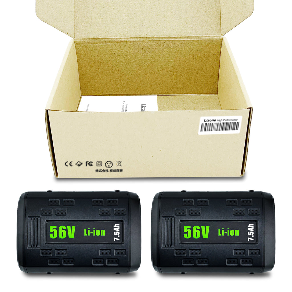 BA4200T 56V 7.5Ah Battery Replacement for EGO 56V Lithium-Ion Battery 7.5Ah Compatible with EGO 56V 5.0Ah BA2800 BA2800T 7.5Ah BA4200T BA4200 Battery