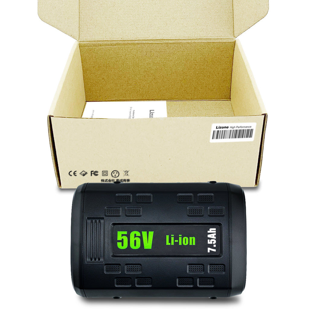 BA2800T 56V 5.5Ah Battery Replacement for EGO 56V Lithium-Ion Battery 5Ah Compatible with EGO 56V 5.0Ah BA2800 BA2800T 2.5Ah BA1400T BA2240 BA1120 Battery