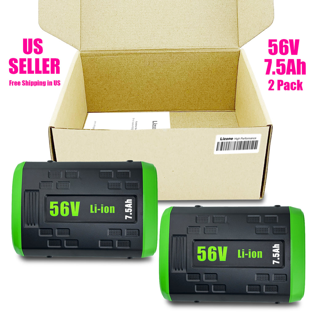 BA4200T 56V 7.5Ah Battery Replacement for EGO 56V Lithium-Ion Battery 7.5Ah Compatible with EGO 56V 5.0Ah BA2800 BA2800T 7.5Ah BA4200T BA4200 Battery