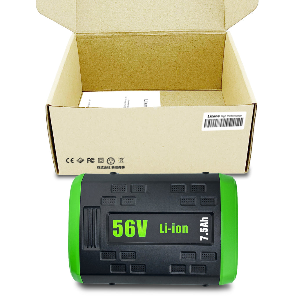 BA2800T 56V 5.5Ah Battery Replacement for EGO 56V Lithium-Ion Battery 5Ah Compatible with EGO 56V 5.0Ah BA2800 BA2800T 2.5Ah BA1400T BA2240 BA1120 Battery