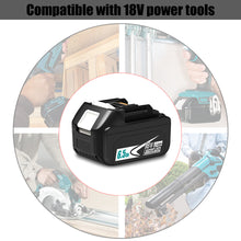 Load image into Gallery viewer, 18V 6.5Ah LXT Lithium-Ion Battery &amp; Charger for Makita Tools BL1860B BL1850B BL1840B BL1830B DC18RC