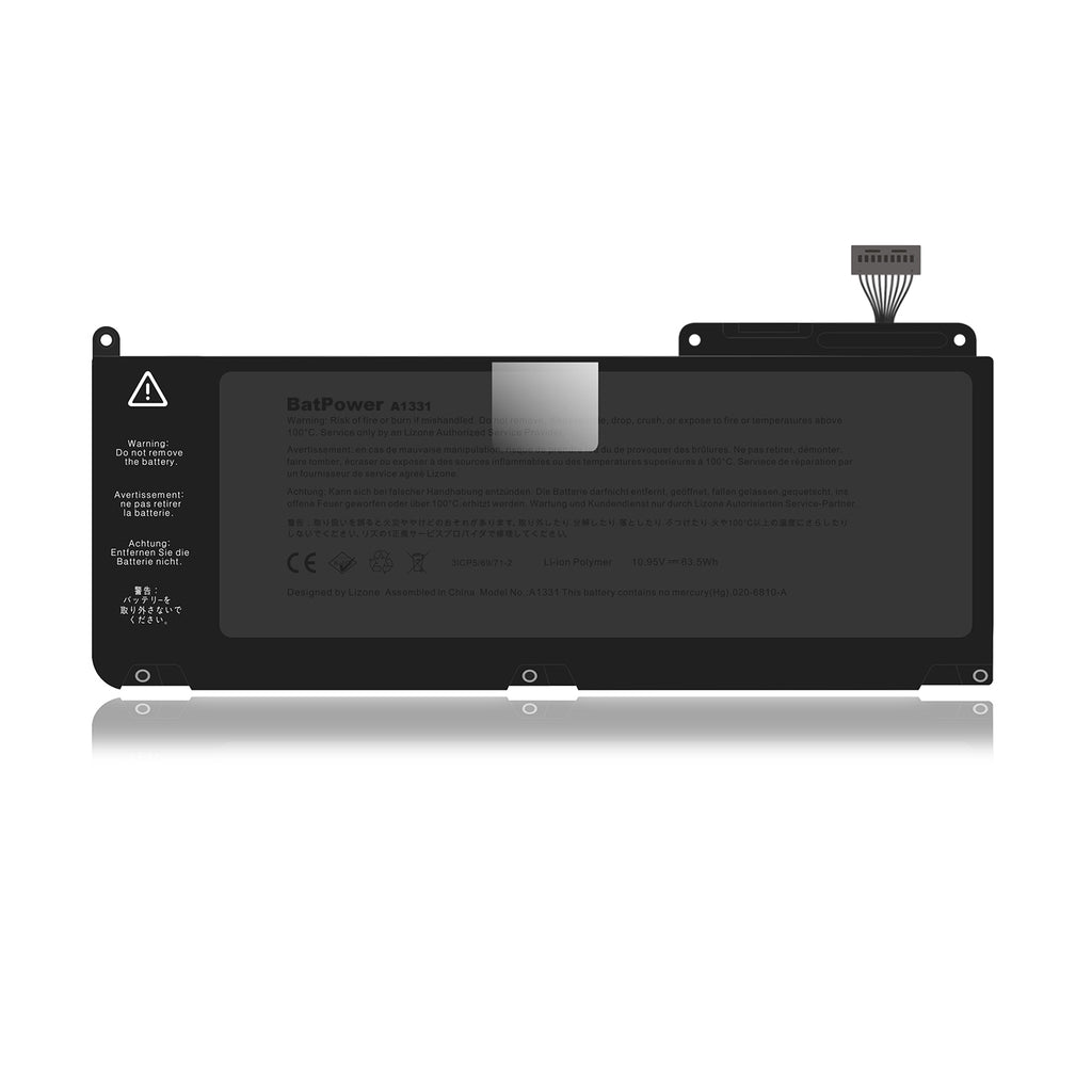 63.5Wh A1331 Replacement Laptop Battery for Late 2009 Mid 2010 Apple MacBook 13.3 inch Unibody A1342 EMC 2350 A1342 EMC 2395 Battery MacBook Pro 13" A1342 Apple A1331 Battery