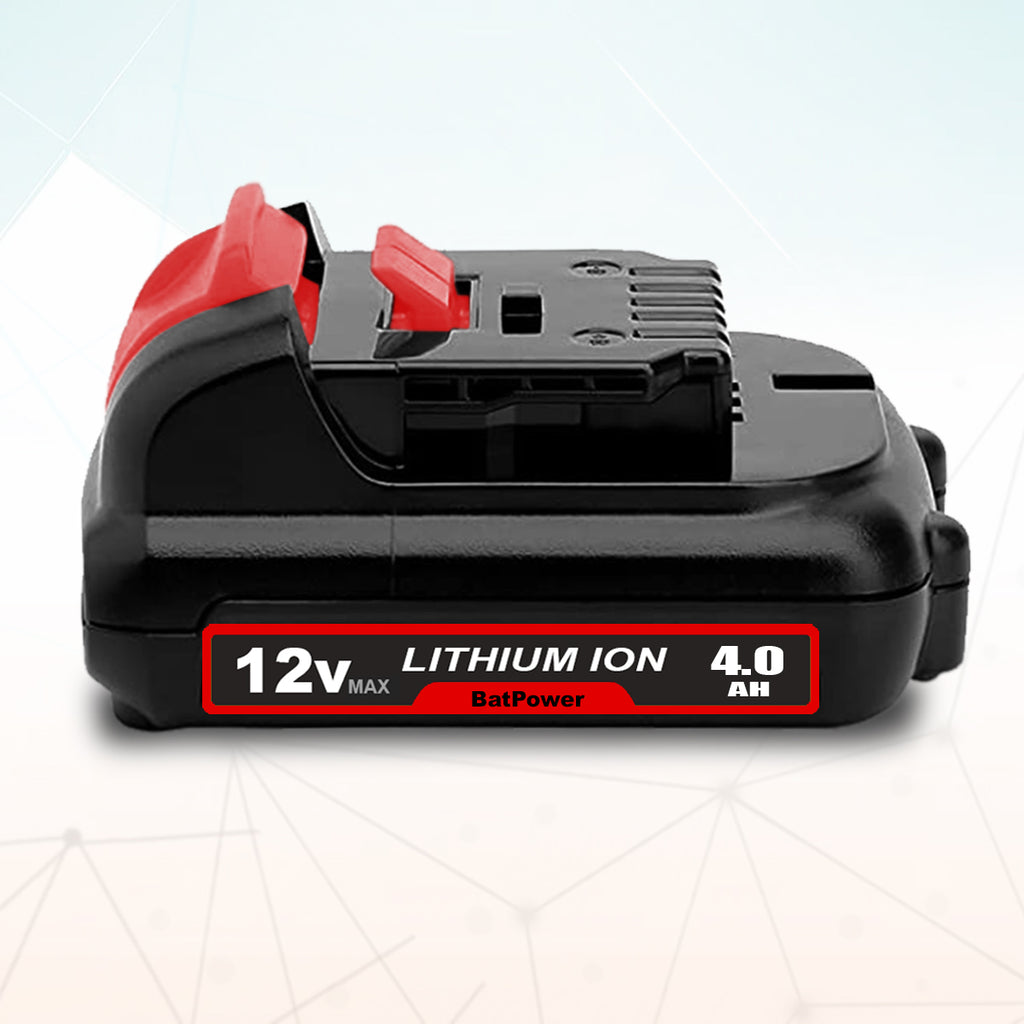 12V Battery 4AH DCB124 Replacement for Dewalt 12V MAX 3AH Battery DCB124 Compatible with Dewalt 12V MAX Lithium Ion Battery 3.0AH DCB124