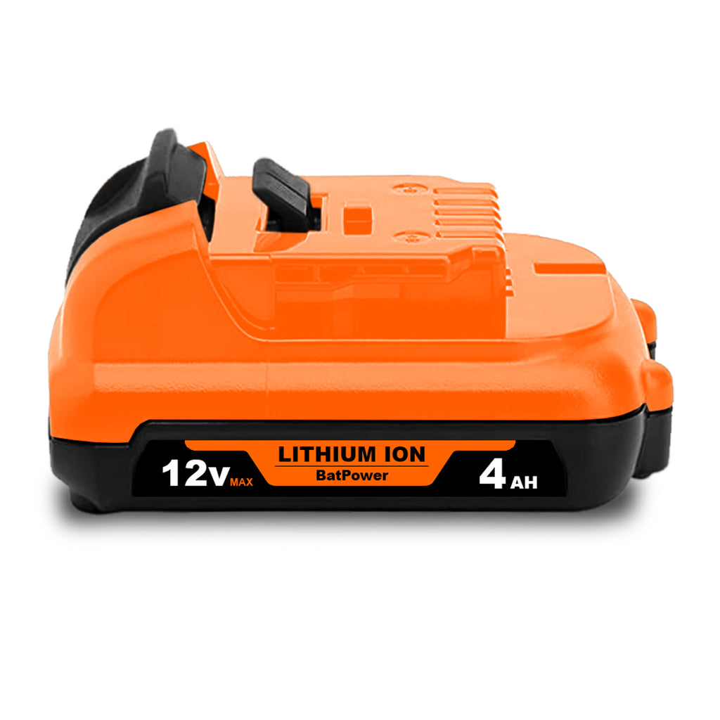 4.0Ah 12V Max Battery DCB122 Replacement for Dewalt 12V MAX 2AH Lithium Ion Battery DCB122 Compatible with Dewalt 12V Battery 2.0Ah DCB122 BatPower