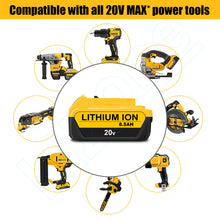 Load image into Gallery viewer, 20V 60V Battery &amp; Charger – Compatible with DEWALT 20V Max and 60V Tools