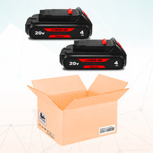Load image into Gallery viewer, 20V MAX 4.0Ah DCB240 Compact Battery for Dewalt 20V 4Ah Battery DCB240 3Ah DCB230 2Ah DCB203 1.5Ah DCB201 Dewalt 20V MAX XR 4Ah Lithium Battery DCB240