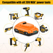Load image into Gallery viewer, 20V MAX Battery Compact 4.0Ah DCB230 Replacement for Dewalt 20V Max Compact Battery 3.0Ah DCB230 Compatible with Dewalt 20V 3Ah Compact Battery DCB230