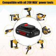 Load image into Gallery viewer, 20V MAX 4.0Ah DCB240 Compact Battery for Dewalt 20V 4Ah Battery DCB240 3Ah DCB230 2Ah DCB203 1.5Ah DCB201 Dewalt 20V MAX XR 4Ah Lithium Battery DCB240