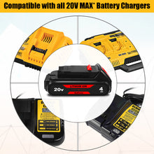 Load image into Gallery viewer, 20V MAX 4.0Ah DCB240 Compact Battery for Dewalt 20V 4Ah Battery DCB240 3Ah DCB230 2Ah DCB203 1.5Ah DCB201 Dewalt 20V MAX XR 4Ah Lithium Battery DCB240