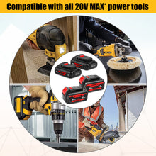 Load image into Gallery viewer, 4 Pack 20V 4.0Ah &amp; 6.5Ah DCB324 Battery Replacement for Dewalt 20V Max Batteries 6Ah 5Ah 4Ah 2Ah 3Ah DCB230 6Ah DCB206 DCB324 20V Max Battery DCB324