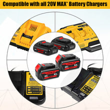 Load image into Gallery viewer, 4 Pack 20V 4.0Ah &amp; 6.5Ah DCB324 Battery Replacement for Dewalt 20V Max Batteries 6Ah 5Ah 4Ah 2Ah 3Ah DCB230 6Ah DCB206 DCB324 20V Max Battery DCB324