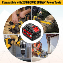 Load image into Gallery viewer, 9.0Ah DCB606 20v/60v Max Battery Replacement for Dewalt 20v/60v Battery 6Ah 9Ah DCB606 DCB609 Battery Lithium Compatible with Dewalt 20v 60v Battery