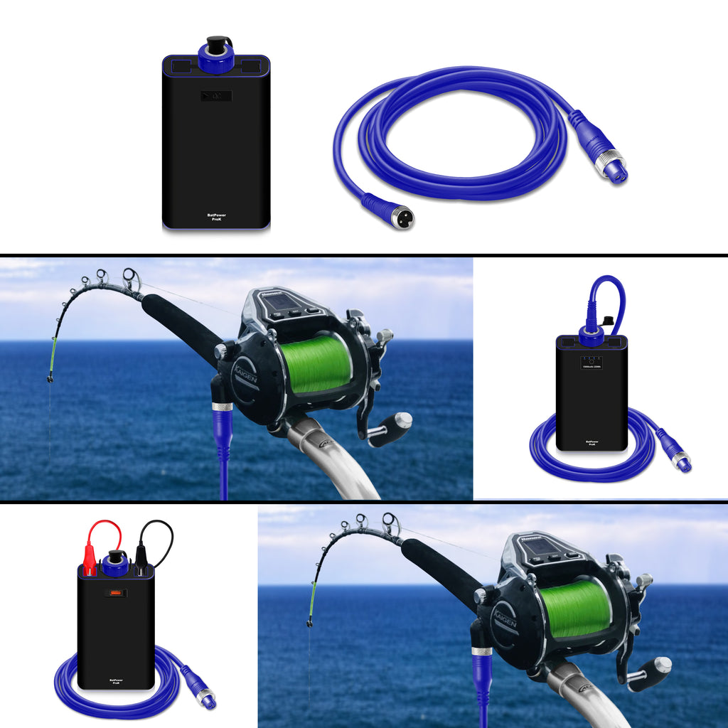 ProK 7.8Ah-15Ah Electric Fishing Reel Battery for Banax Kaigen 7000 1500 1000 500 300 150 Electric Reel Battery and Charger