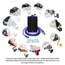 Load image into Gallery viewer, ProK 7.8Ah-15Ah Electric Fishing Reel Battery for Banax Kaigen 7000 1500 1000 500 300 150 Electric Reel Battery and Charger
