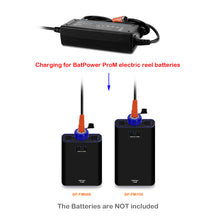 Load image into Gallery viewer, 65W ProM Electric Fishing Reel Battery Charger for Miya Epoch Command CZ Z 20 15 10 CX 4NP 6NS 8GT 9HD US Electric Reel Battery Charger BatPower ProM FM08B FM16B Battery Power adapter