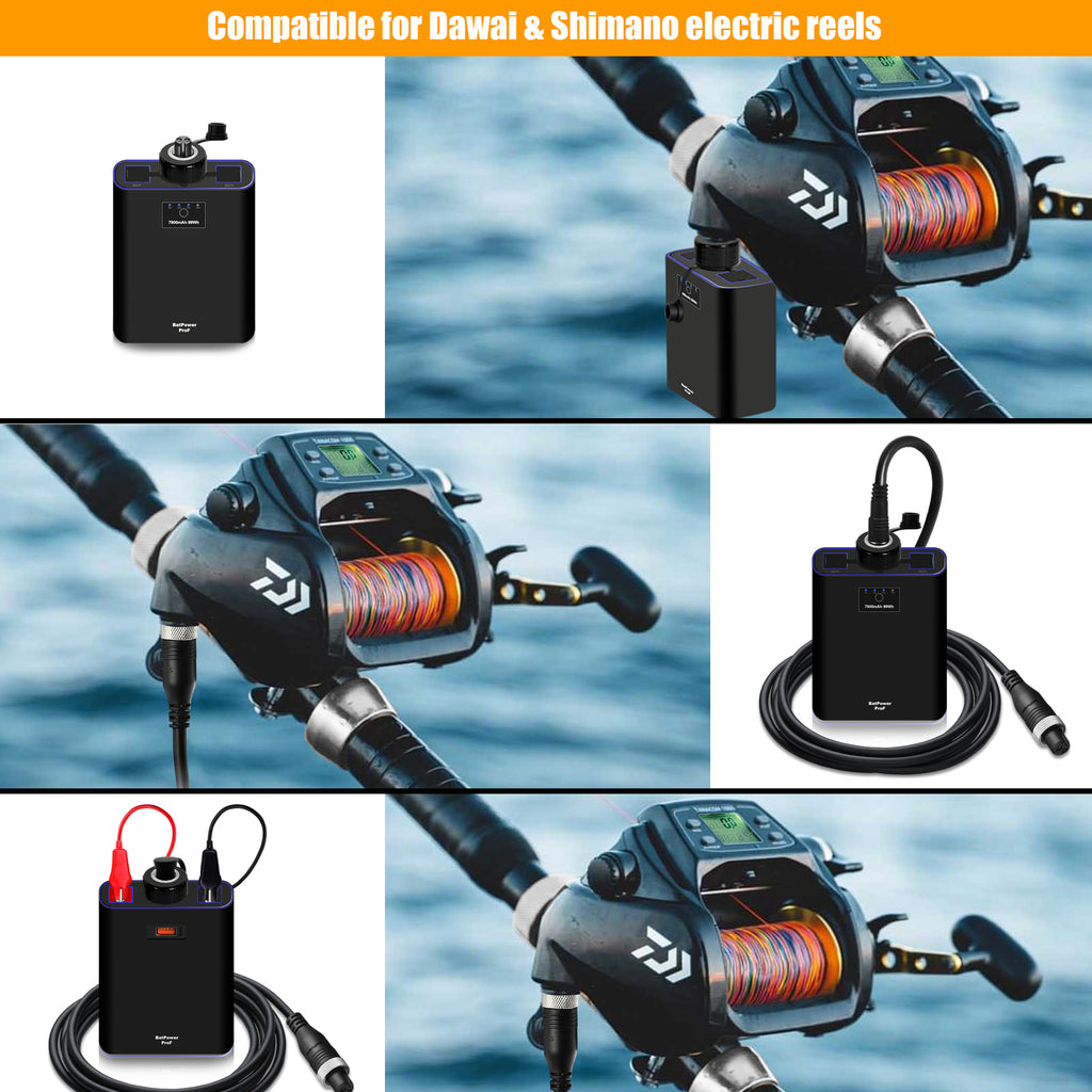 Fishing Reel Battery for Daiwa/Shimano Electric Reels – BatPower Fishing Reel Battery for Daiwa/Shimano Electric Reels – BatPower