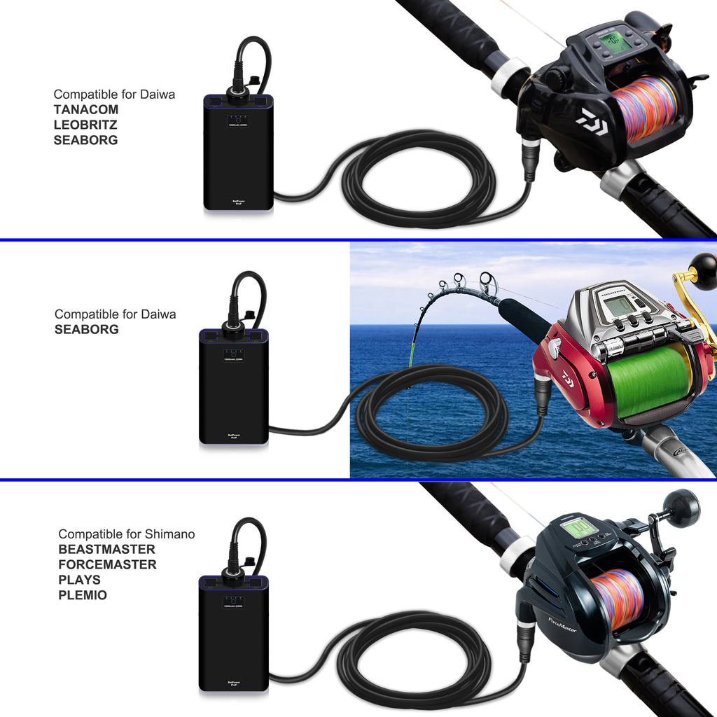 Fishing Reel Battery for Daiwa/Shimano Electric Reels – BatPower Fishing Reel Battery for Daiwa/Shimano Electric Reels – BatPower