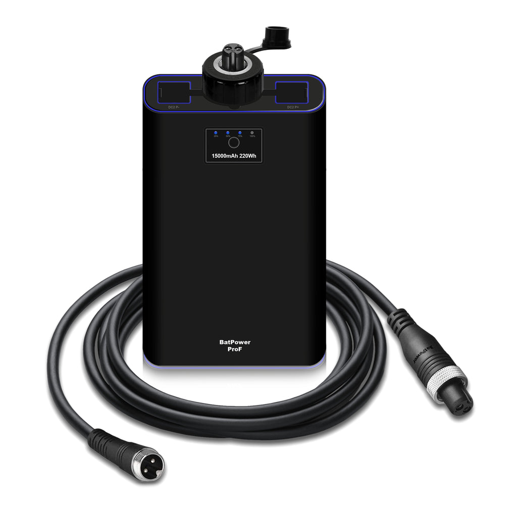 ProF 7.8Ah-15Ah Fishing Reel Battery for Daiwa Tanacom Seaborg Leobritz Shimano Electric Reel Battery and Charger