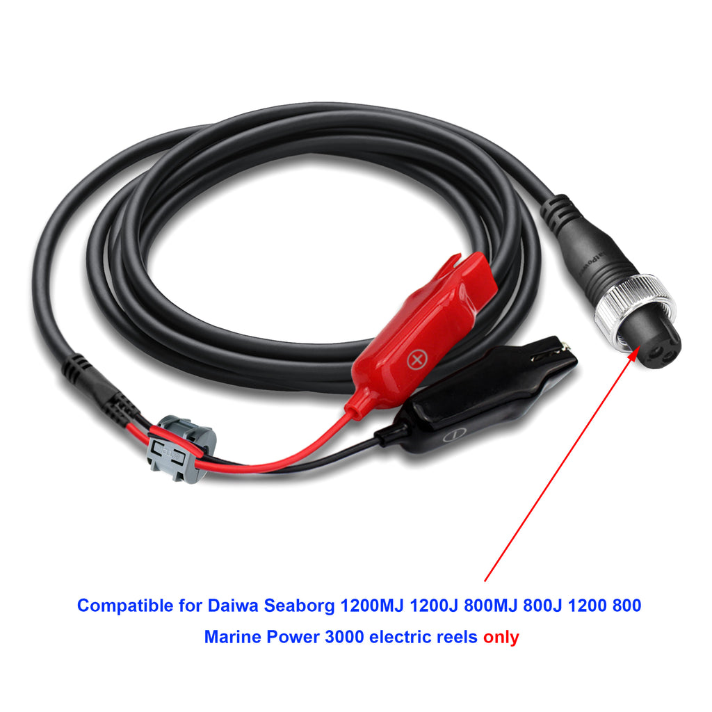 daiwa electric reel power pack Fishing Reel Battery Power Cord for Daiwa Electric Reels – BatPower