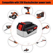 Load image into Gallery viewer, LB2X4020 20V 6.5Ah Extended Capacity Battery Replacement for Black &amp; Decker 20V Battery