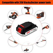 Load image into Gallery viewer, LBXR2020 20V 4.0Ah Compact Battery Replacement for Black &amp; Decker 20V Battery 2.0Ah LBXR2020-OPE 1.5Ah LBXR20 20V 2Ah Lithium Ion Battery
