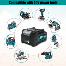 Load image into Gallery viewer, BL4040 40V 5.0Ah Battery Replacement for Makita 40V Battery 4.0Ah 160Wh BL4040 BL4050 40V 2.5Ah BL4025 100Wh Battery Makita 40 Volts XGT Battery