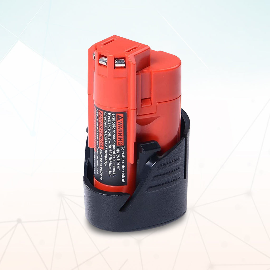 48-11-2420 12V 3.0AH Compact Battery Replacement for Milwaukee 12V Battery M12 2.0Ah 2.5Ah 1.5Ah 48-11-2425 48-11-2430 48-11-2401
