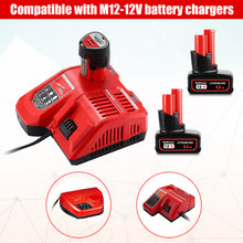 Load image into Gallery viewer, 48-11-2460 6.5AH 12V Lithium XC6.0 Extended Capacity Battery Replacement for Milwaukee 12V M12 Battery 6.0 AH 4.0 AH 3.0 AH 2.0Ah 48-11-2440