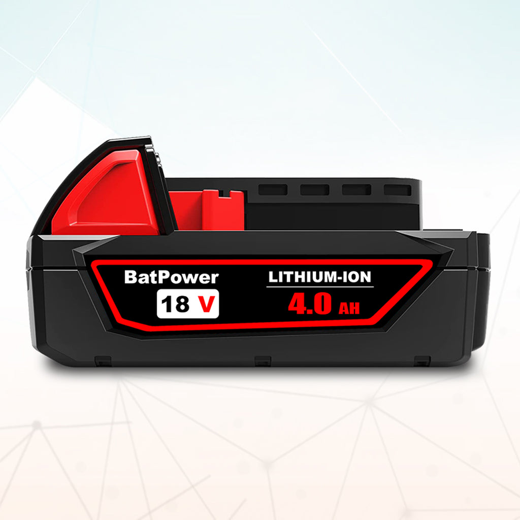 48-11-1820 18V 4.0AH Lithium XC Compact Battery Replacement for Milwaukee 18V M18 Battery 2.0Ah 3.0Ah 1.5Ah