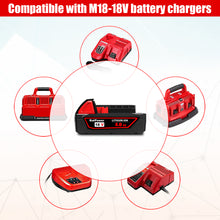 Load image into Gallery viewer, 18V 4.0AH 48-11-1820 Compact Battery with Charger Combo for Milwaukee 18V M18 Battery and Charger 2.0 AH 1.5 Ah 3.0 Ah 18V Lithium Battery Charger Kit