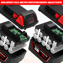 Load image into Gallery viewer, 48-11-1850 6.5AH 18V Lithium XC Extended Capacity Battery Replacement for Milwaukee 18V M18 Battery 5.0Ah 4.0Ah 3.0Ah