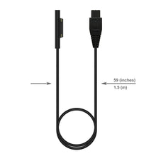 Load image into Gallery viewer, CCS 110W Surface Car Charger for Microsft Surface Pro Laptop Book Go Power Supply Ac adapter with dual QC USB Ports Fast Charging for Tablets and Smartphones.