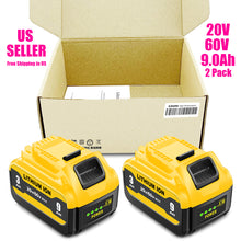 Load image into Gallery viewer, 20V 60V Battery &amp; Charger – Compatible with DEWALT 20V Max and 60V Tools