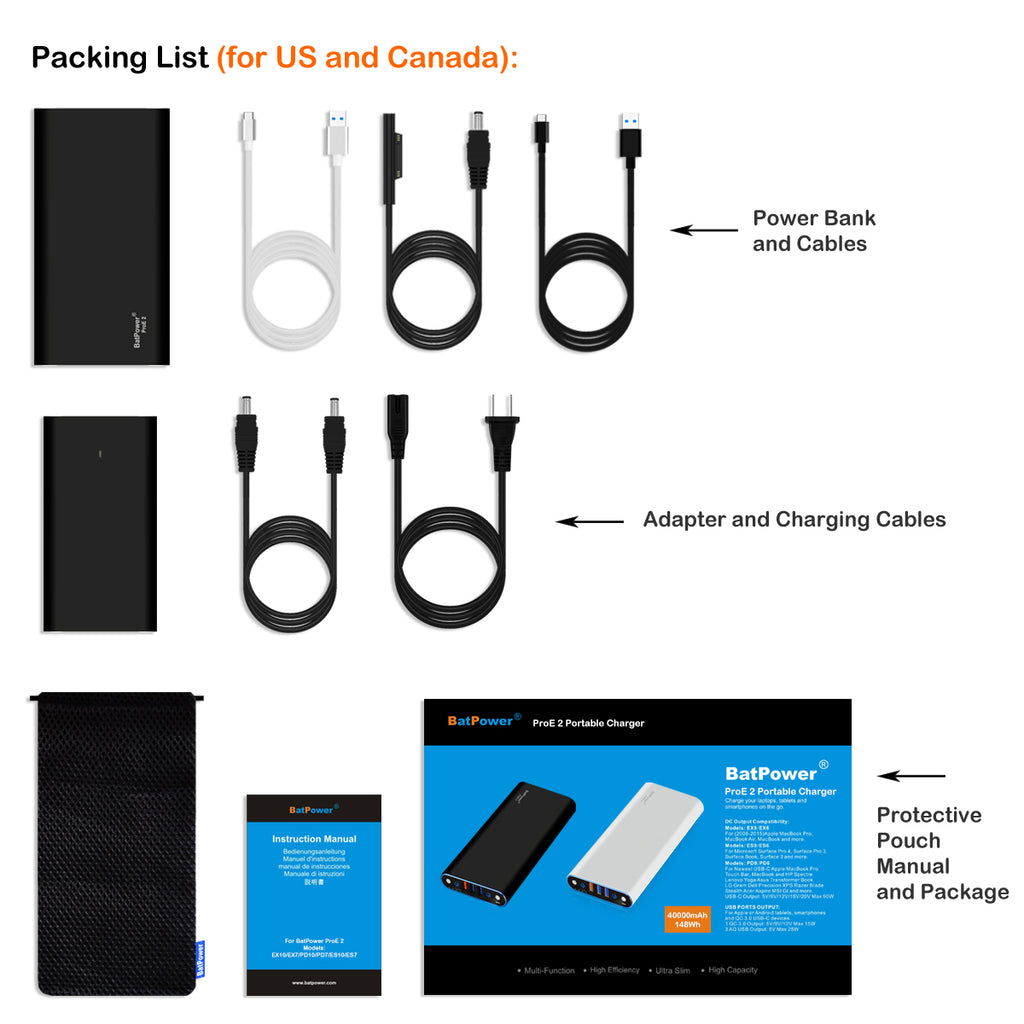 Surface Pro External Battery BatPower