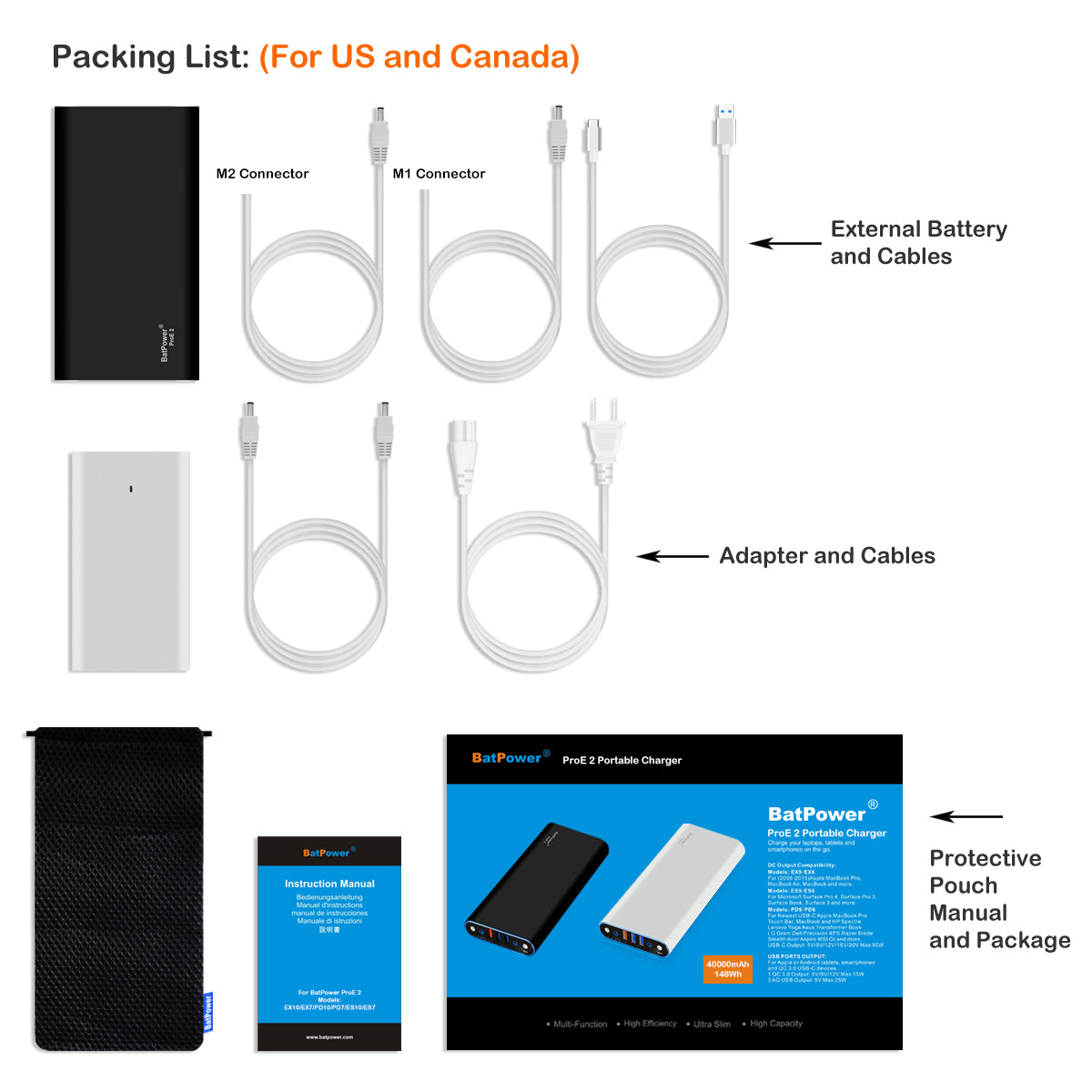 ProE 2 Laptop External Battery for Apple Macbook Pro Retina Macbook Ai ...