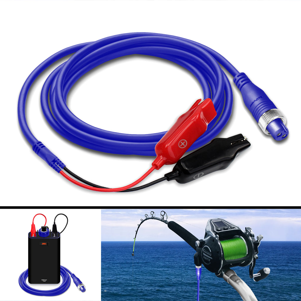 banax st 7000c fishing reel Fishing Battery Power Cord for Banax Kaigen Electric Reels – BatPower