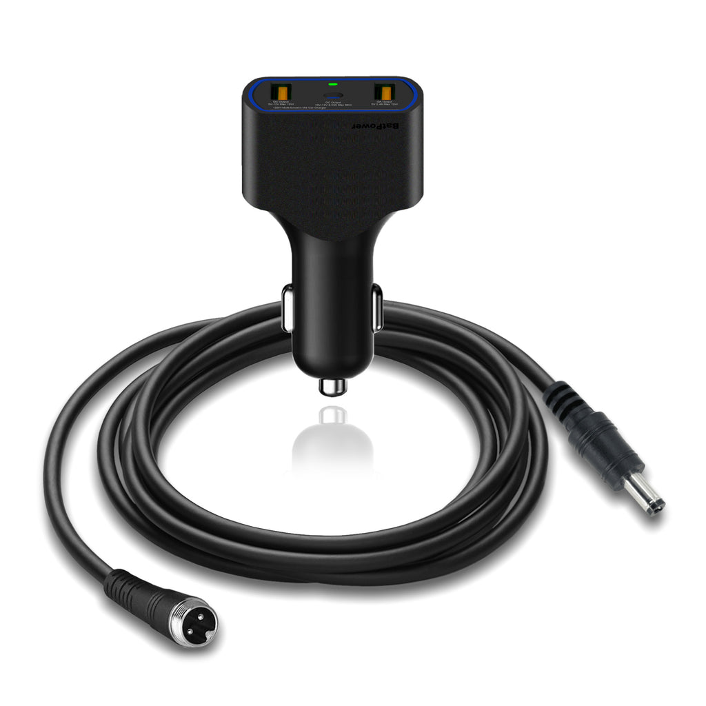 120W BatPower ProF Electric Fishing Reel Battery Car Charger for Daiwa Tanacom Seaborg Shimano BeastMaster ForceMaster Plays Reel Battery Car Charger