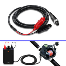 Load image into Gallery viewer, 18FT-6.6FT ProF 2 Electric Fishing Reel Battery Power Cable for Daiwa &amp; Shimano Electric Reel Power Cable Cord 550CM-200CM