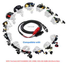 Load image into Gallery viewer, 18FT-6.6FT ProF 2 Electric Fishing Reel Battery Power Cable for Daiwa &amp; Shimano Electric Reel Power Cable Cord 550CM-200CM