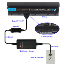Load image into Gallery viewer, 12.6V Laptop External Battery Charger for Dell Latitude E6440 E6540 E5530 HCJWT T54F3 E6420 E6430 E6520 10.8V-11.1V Batteries