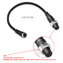 Load image into Gallery viewer, 1.65FT-11.5FT Electric Fishing Reel Power Cable for Daiwa Seaborg 1200MJ 800MJ Marine 3000 Electric Fishing Reel Battery Power Cable 0.5M/1M/2M/3.5M